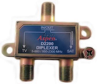 Diplexer (Misturador sinal Sat com UHF VHF)